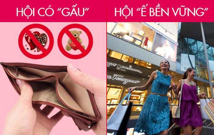 Ảnh: Sự khác biệt giữa hội độc thân và hội có gấu trong ngày Valentine-2