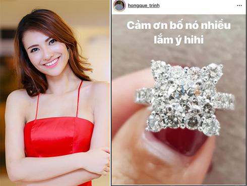 Hồng Quế bị đá xéo ngay trong lễ Valentine dù người khoe nhẫn kim cương 5 tỷ đồng là Phan Thị Mơ