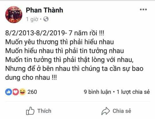 Cùng đăng tải status hợp cả tình lẫn cảnh, dân mạng đồn đoán thiếu gia Phan Thành sẽ quay lại với Xuân Thảo?-1