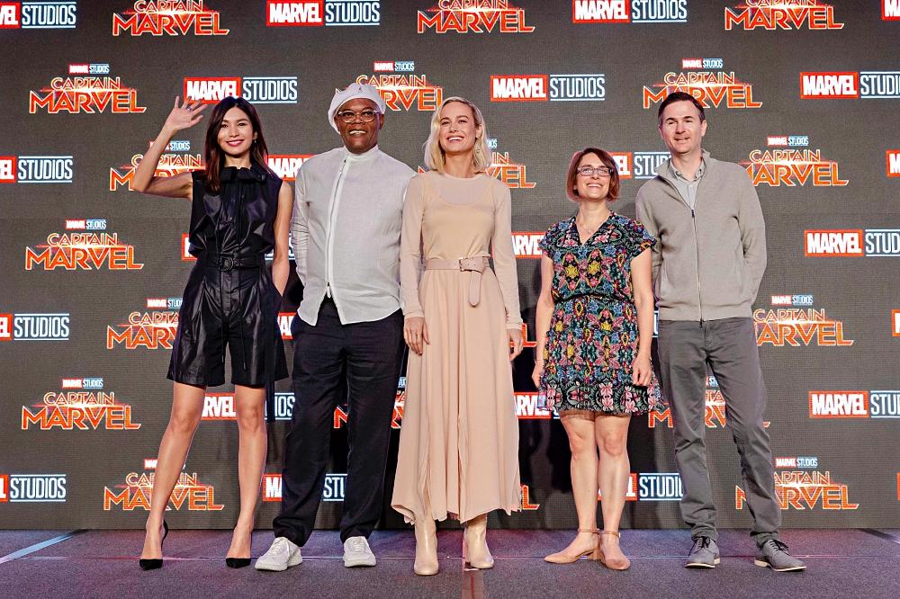 Hoa hậu Đỗ Mỹ Linh bắn tiếng Anh như gió ngay tại họp báo quốc tế Captain Marvel-3