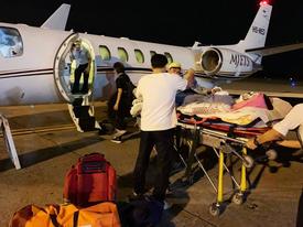 Điều chuyên cơ đưa cặp đôi bị tạt axit qua Thái Lan điều trị Điều chuyên cơ đưa cặp đôi bị tạt axit qua Thái Lan điều trị