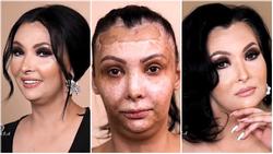 Sức mạnh của nghệ thuật trang điểm: biến người phụ nữ bị hỏng da mặt trở nên quý phái