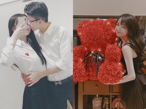 Người yêu em thiếu gia Phan Thành khoe quà Valentine khổng lồ