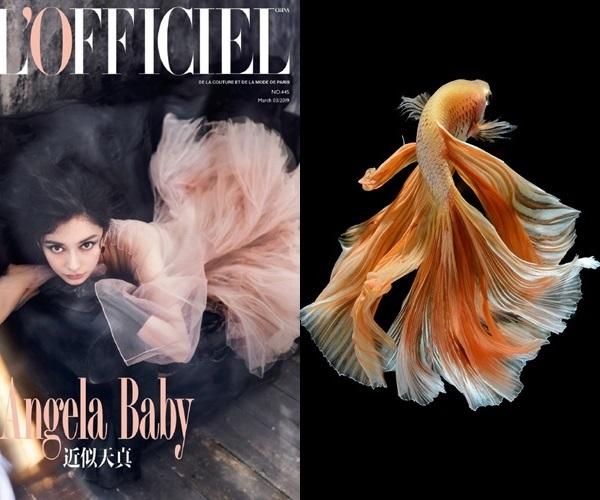 Cùng một chiếc váy, Song Hye Kyo được netizen khen tới tấp vì quá sang chảnh, Angela Baby bị ví như cá vàng bơi-4