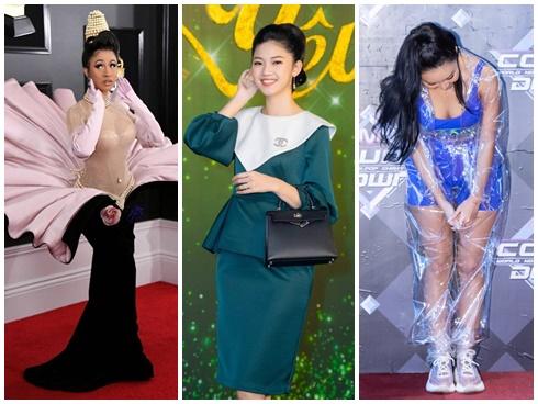 SAO MẶC XẤU: Diện đầm peplum che vòng 2, Á hậu Thanh Tú bị chê già như mợ - Cardi B tự 'dìm' bằng bộ cánh không thể thảm họa hơn