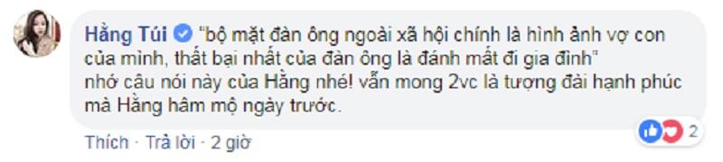 Vợ soái ca chăm vợ bầu lên tiếng sau scandal, Hằng Túi vào comment nhận kèo đi đánh ghen cùng nếu có lần sau-4
