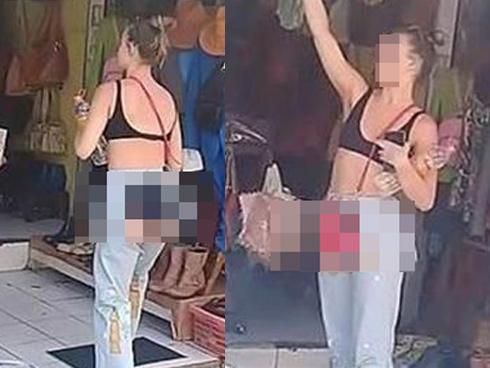 Mặc quần 'xẻ trước cắt sau' ở vùng nhạy cảm, thời trang chả thấy đâu nhưng nữ chính nhận cả 'rổ' gạch đá
