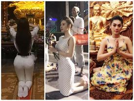 Đâu chỉ giới trẻ, loạt sao Việt cũng bị lên án gay gắt khi ăn mặc phản cảm chốn linh thiêng Đâu chỉ giới trẻ, loạt sao Việt cũng bị lên án gay gắt khi ăn mặc phản cảm chốn linh thiêng