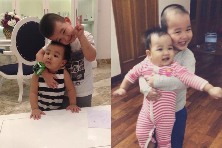 Lâu lắm mới xuất hiện, 2 con của hoa hậu ẩn dật Thùy Lâm cao lớn phổng phao khiến ai cũng ngỡ ngàng-6