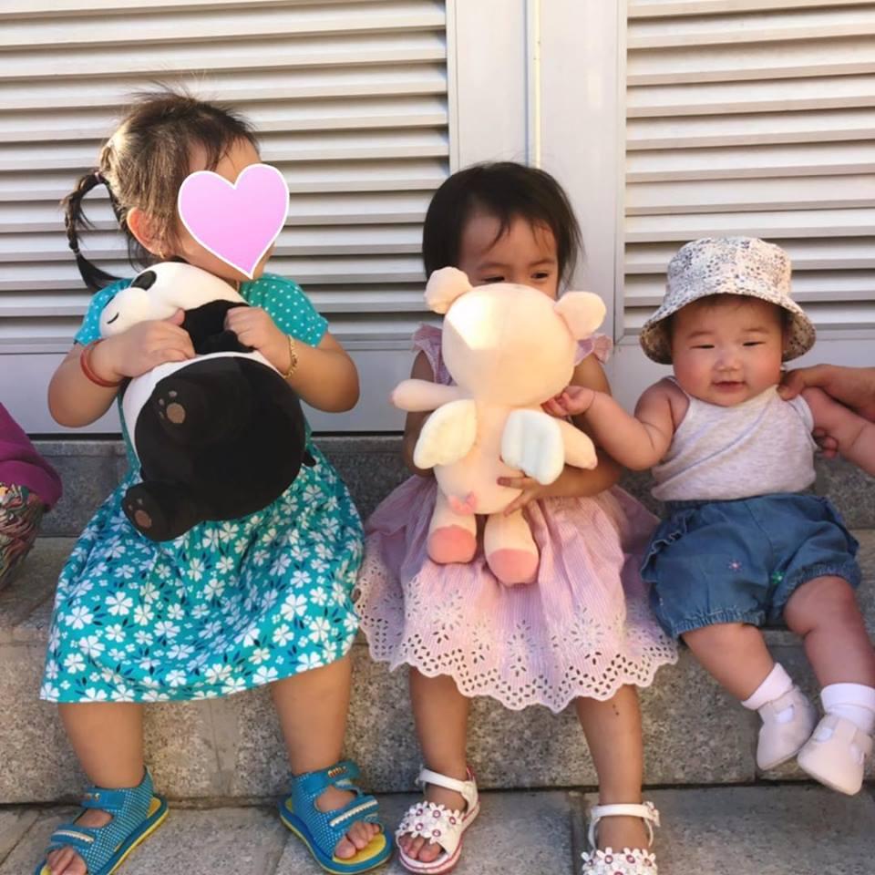 Chị chồng vô tình để lộ gương mặt bụ bẫm của con gái Tăng Thanh Hà-2