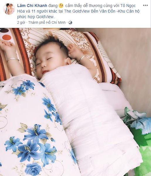 Dù sinh con trai không có liên quan máu mủ với chồng, Lâm Khánh Chi vẫn công khai gật gù: Giống bố-4