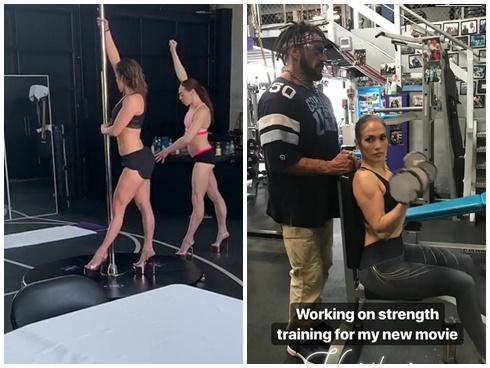 Jennifer Lopez khoe dáng nóng bỏng trong clip múa cột khi gần 50 tuổi