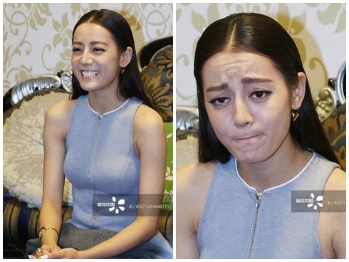 Địch Lệ Nhiệt Ba bị ngã mạnh khi trình diễn trên sóng truyền hình-8