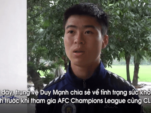 Tiết lộ sức khỏe giảm sút sau giải U23 Châu Á, Duy Mạnh khiến fans lo lắng vì phải truyền nước để thi đấu