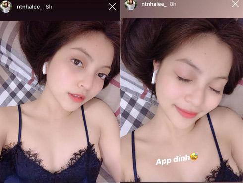 Bị chê ăn mặc hở hang, hát như đấm vào tai, bạn gái Quang Hải lại diện áo 2 dây sexy tự tin hát nhép 'Như lời đồn'