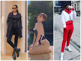 STREET STYLE SAO VIỆT: Tóc Tiên khoe body S-line với áo tắm - Tăng Thanh Hà lại kín mít như 'mafia áo đen' STREET STYLE SAO VIỆT: Tóc Tiên khoe body S-line với áo tắm - Tăng Thanh Hà lại kín mít như 'mafia áo đen'