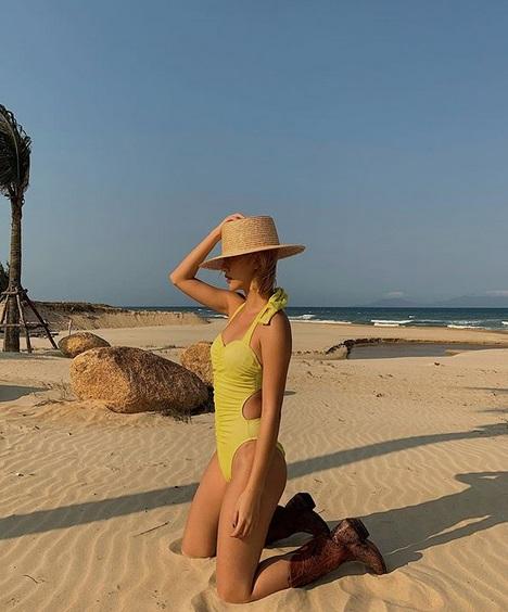 NGƯỢC ĐỜI NHƯ SAO: Mặc bikini đi boots, diện đồ thể thao lại mix giầy cao gót chỉ có thể là Hoàng Thùy, Quỳnh Anh Shyn, Lan Khuê-2