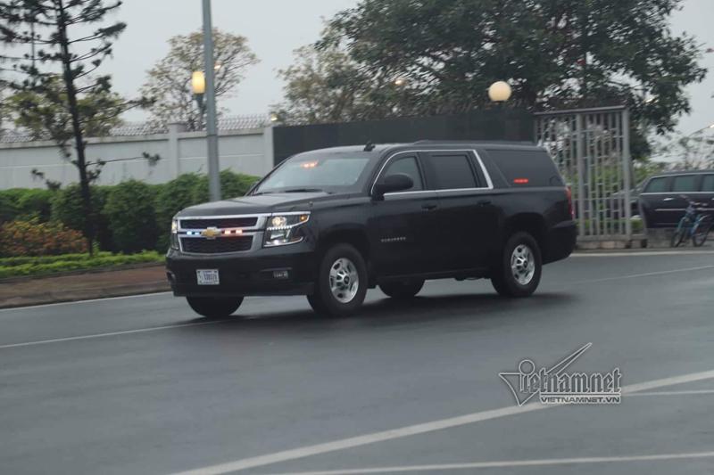 Xe ‘quái thú’ của Tổng thống Donald Trump lăn bánh trên đường Hà Nội-4