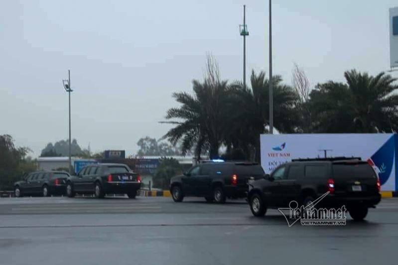 Xe ‘quái thú’ của Tổng thống Donald Trump lăn bánh trên đường Hà Nội-5