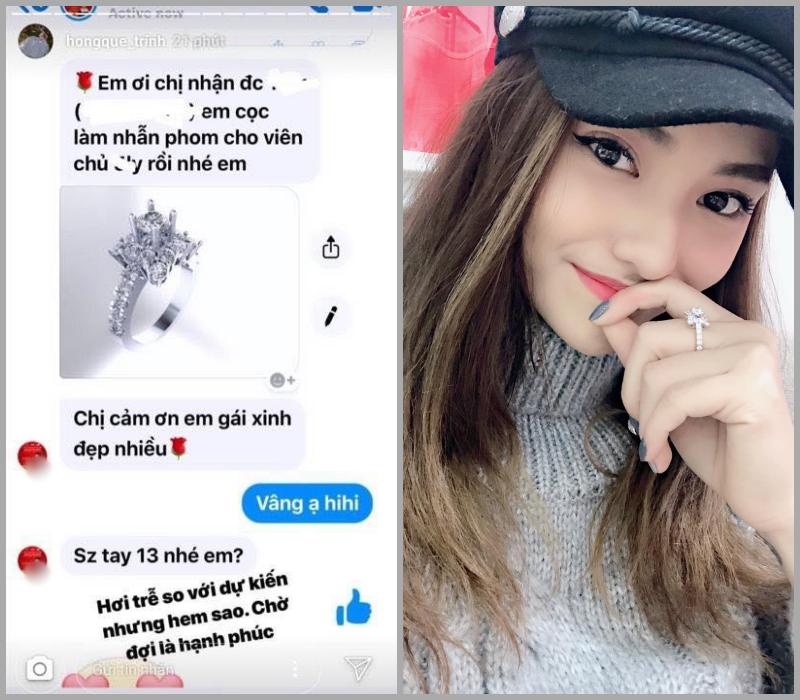 LẠ THẬT SỰ NÈ: Hồng Quế lại bị bóc phốt kiên trì bốc phét nhẫn kim cương 55 triệu biến thành 500 triệu chồng tặng-3