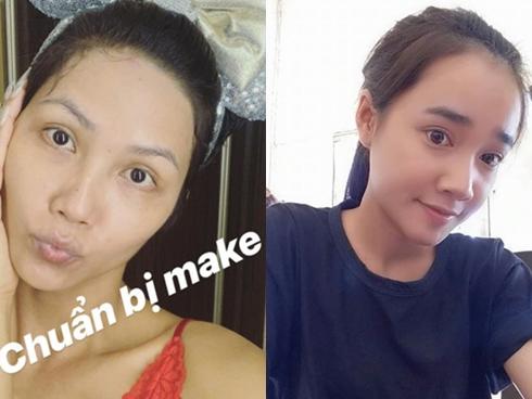 Hoa hậu, á hậu và các người đẹp Việt khác lạ khi để mặt mộc