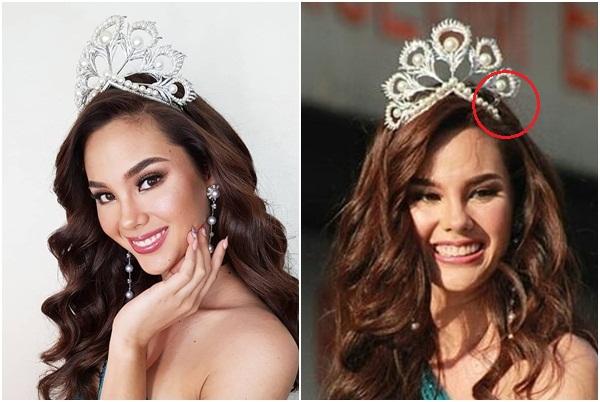 NHÌN MÀ XÓT: Catriona Gray làm vỡ vương miện phượng hoàng 6 tỷ sau 2 tháng đăng quang Hoa hậu Hoàn vũ 2018-2