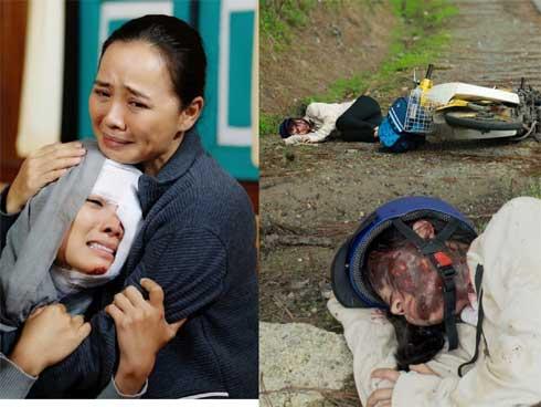 Cảnh mỹ nhân bị tạt axit cháy nửa mặt trên VTV gây sốc khán giả