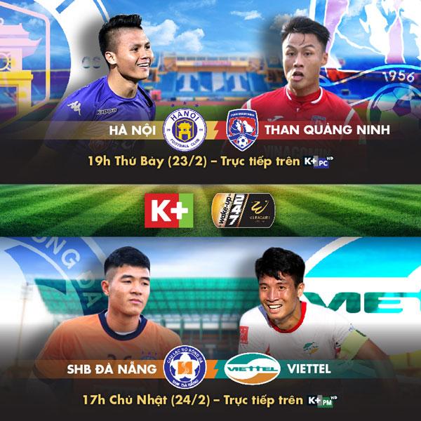 Xem V-League 2019 và các giải đấu hấp dẫn trên K+-1