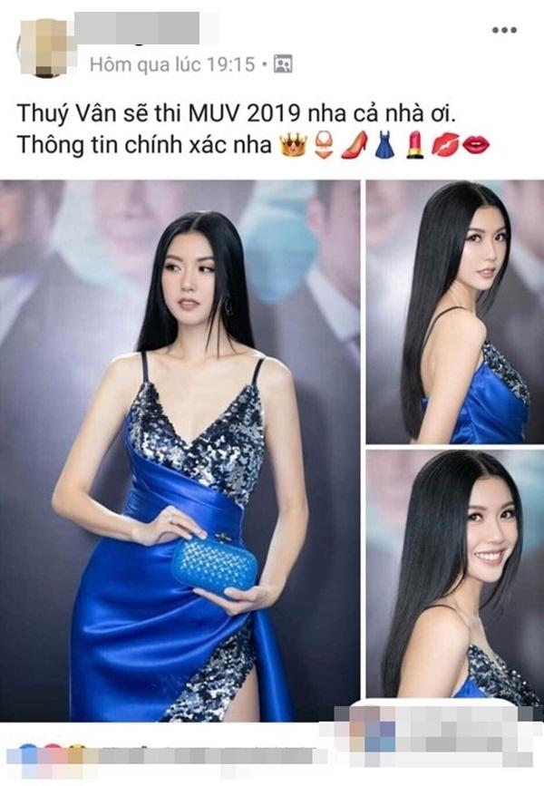 Á hậu Thúy Vân chính thức lên tiếng trước thông tin chinh chiến tại Hoa hậu Hoàn vũ Việt Nam 2019-3