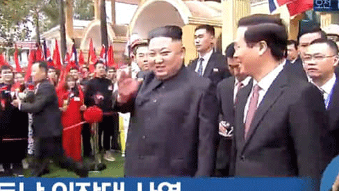 Toàn cảnh lễ đón Chủ tịch Kim Jong Un ở ga Đồng Đăng