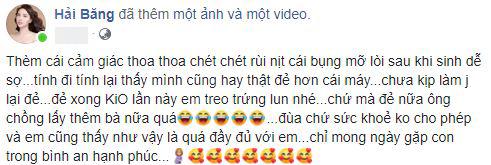 Con tròn 3 tháng đã lại mang bầu 2 tháng, Hải Băng tự nhận đẻ hơn cả máy, hứa sẽ treo trứng sau khi sinh xong nhóc thứ 3-1
