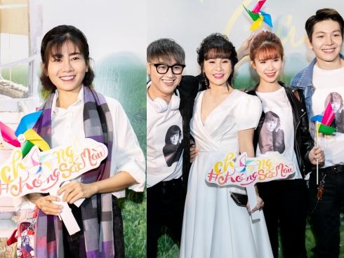 Sau chuỗi ngày chống chọi với bệnh ung thư, Mai Phương rạng rỡ đến chúc mừng phim mới của Cát Phượng và Kiều Minh Tuấn