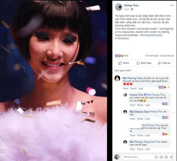 Hoàng Thùy chưa thi Miss Universe 2019 mà đã có hoa hậu cho mượn vương miện đội đầu để lấy may-3