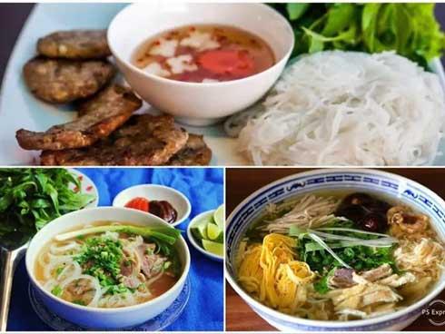 Phở, bún chả, bún thang 'đốn tim' các phóng viên quốc tế