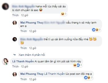 Mai Phương Thúy kỷ niệm bữa ăn bằng một tấm ảnh chẳng có món nào ngoài khuôn ngực căng đầy và đôi chân dài cực phẩm-4