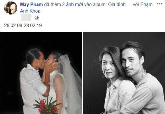 TÌNH QUÁ TÌNH: Vợ Phạm Anh Khoa đăng tải clip chồng hát tặng nhân dịp kỷ niệm 11 năm ngày cưới-1