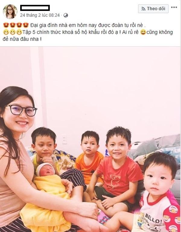 26 tuổi đã là mẹ 5 con, má mi Sài thành khiến hội chị em không ngừng gato vì càng đẻ càng xinh-3