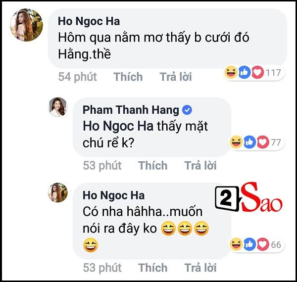 Hồ Ngọc Hà thông báo mơ thấy Thanh Hằng cưới chồng, siêu mẫu phải hỏi vội câu này vì quá hoang mang-3