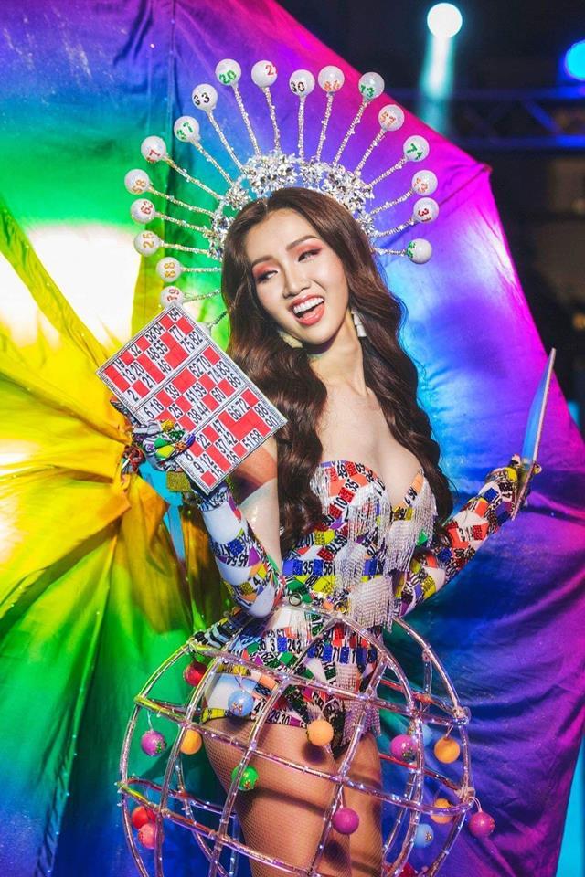 Nhật Hà trình diễn quốc phục thiếu lửa, trượt giải tài năng tại Hoa hậu Chuyển giới Quốc tế 2019-3