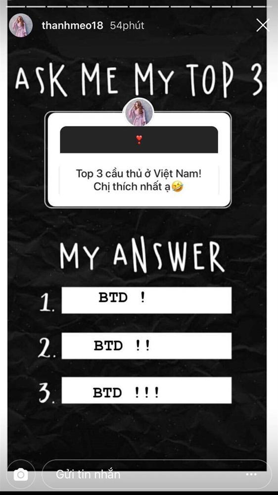 Thanh Mèo ngầm công khai mình chính là bạn gái thủ môn Bùi Tiến Dũng-1