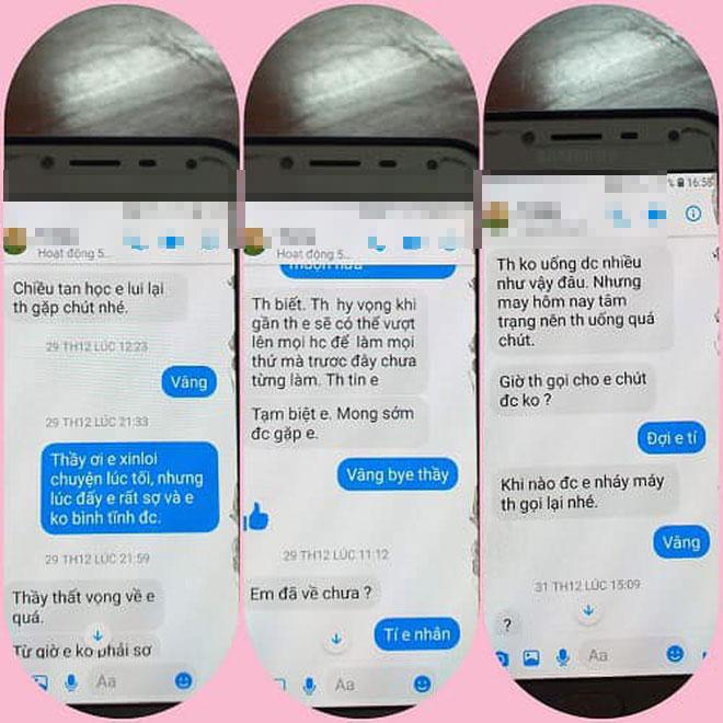 Loạt tin nhắn gạ tình nữ sinh lớp 10 của thầy giáo 40 tuổi trường chuyên Thái Bình khiến dân mạng rúng động-3