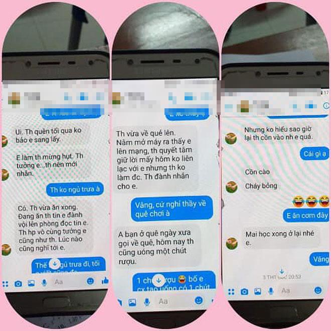 Loạt tin nhắn gạ tình nữ sinh lớp 10 của thầy giáo 40 tuổi trường chuyên Thái Bình khiến dân mạng rúng động-6