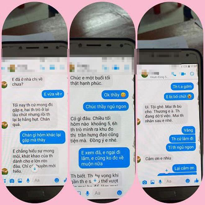 Loạt tin nhắn gạ tình nữ sinh lớp 10 của thầy giáo 40 tuổi trường chuyên Thái Bình khiến dân mạng rúng động-4