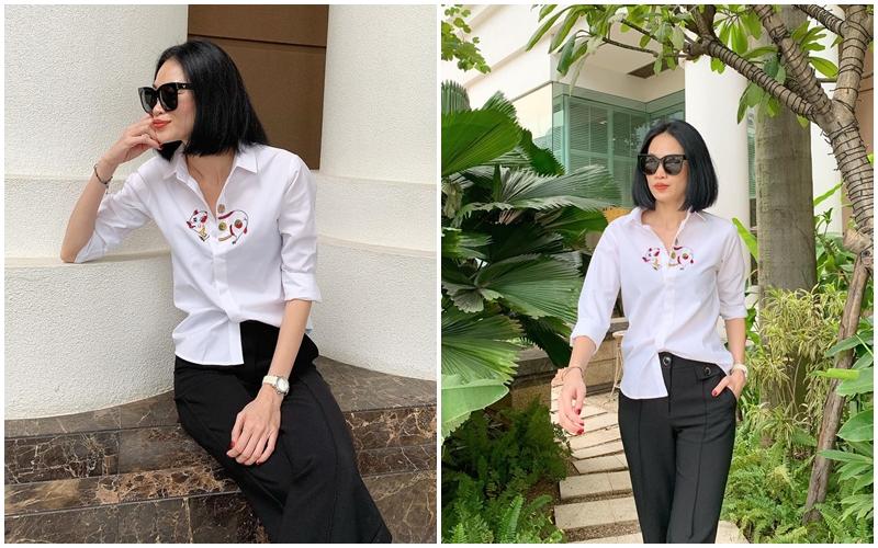 Thêm 1 mẫu áo sơ mi quốc dân lấy lòng từ hoa hậu Kỳ Duyên, Phương Khánh đến các cầu thủ như Văn Thanh, Bùi Tiến Dũng-10