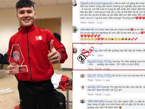 THẬT GIẢ LẪN LỘN: Nghiệp đoàn mạng 'kháo' nhau giá một status của Quang Hải trên Facebook, nghe đến đâu xuýt xoa tới đó