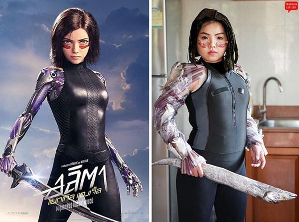 Cô gái Thái Lan gây cười với màn cosplay giá rẻ từ rau củ quả-11