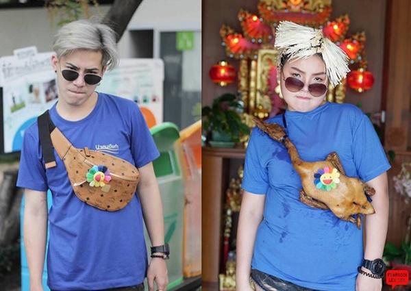 Cô gái Thái Lan gây cười với màn cosplay giá rẻ từ rau củ quả-12