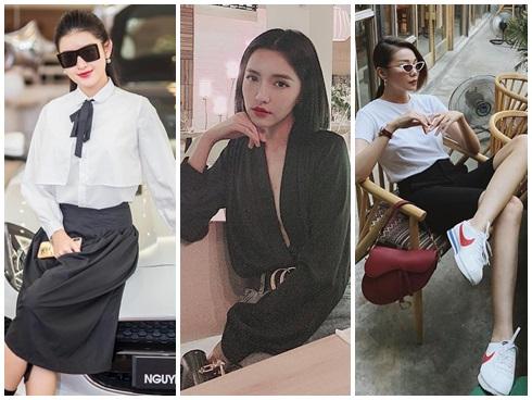 STREET STYLE sao Việt: Học Bích Phương, Thanh Hằng, Minh Triệu... cách mix đồ cùng sơ mi trắng chất phát ngất đón hè-12