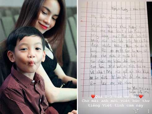 Không phải quà bạc tỷ, làm Hồ Ngọc Hà nghẹn ngào chính là thư tay gửi mẹ của Subeo nhân ngày 8/3