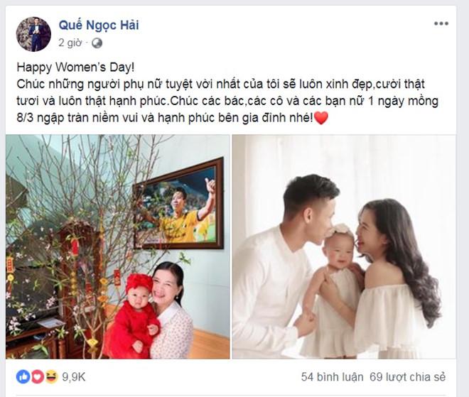 Các cầu thủ Việt Nam gửi lời chúc cảm động tới mẹ và một nửa yêu thương vào ngày 8/3-2